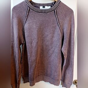 Topman Faded Purple Knit Crewneck Sweater (M)